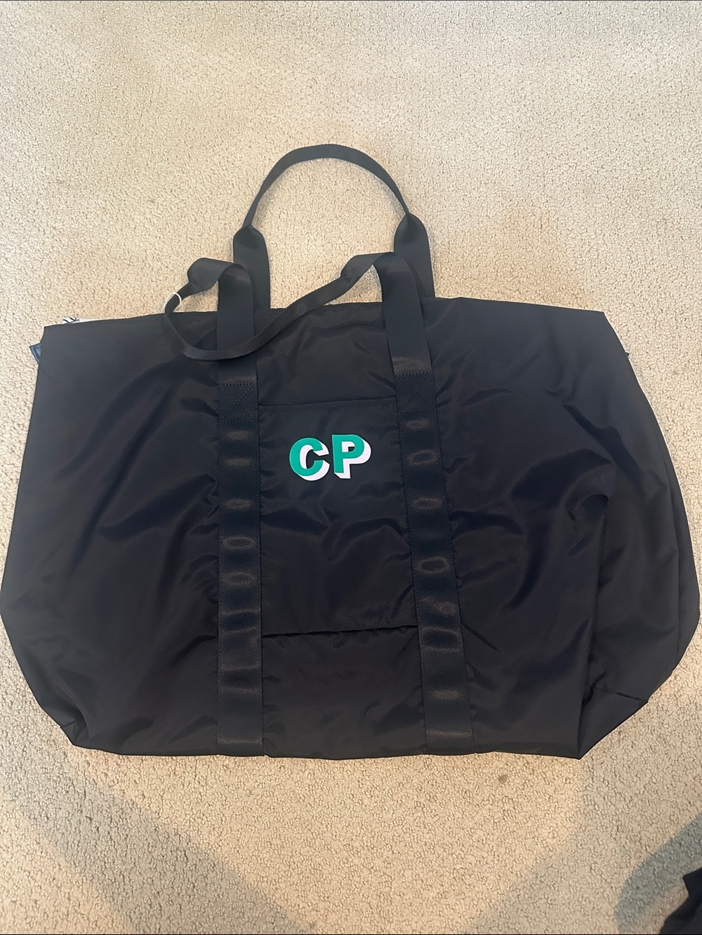 Boulevard Packable Travel Tote - Lightweight Black Weekender